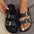 Bold Buckle Slide Sandals – Luxe Comfort in Every Step