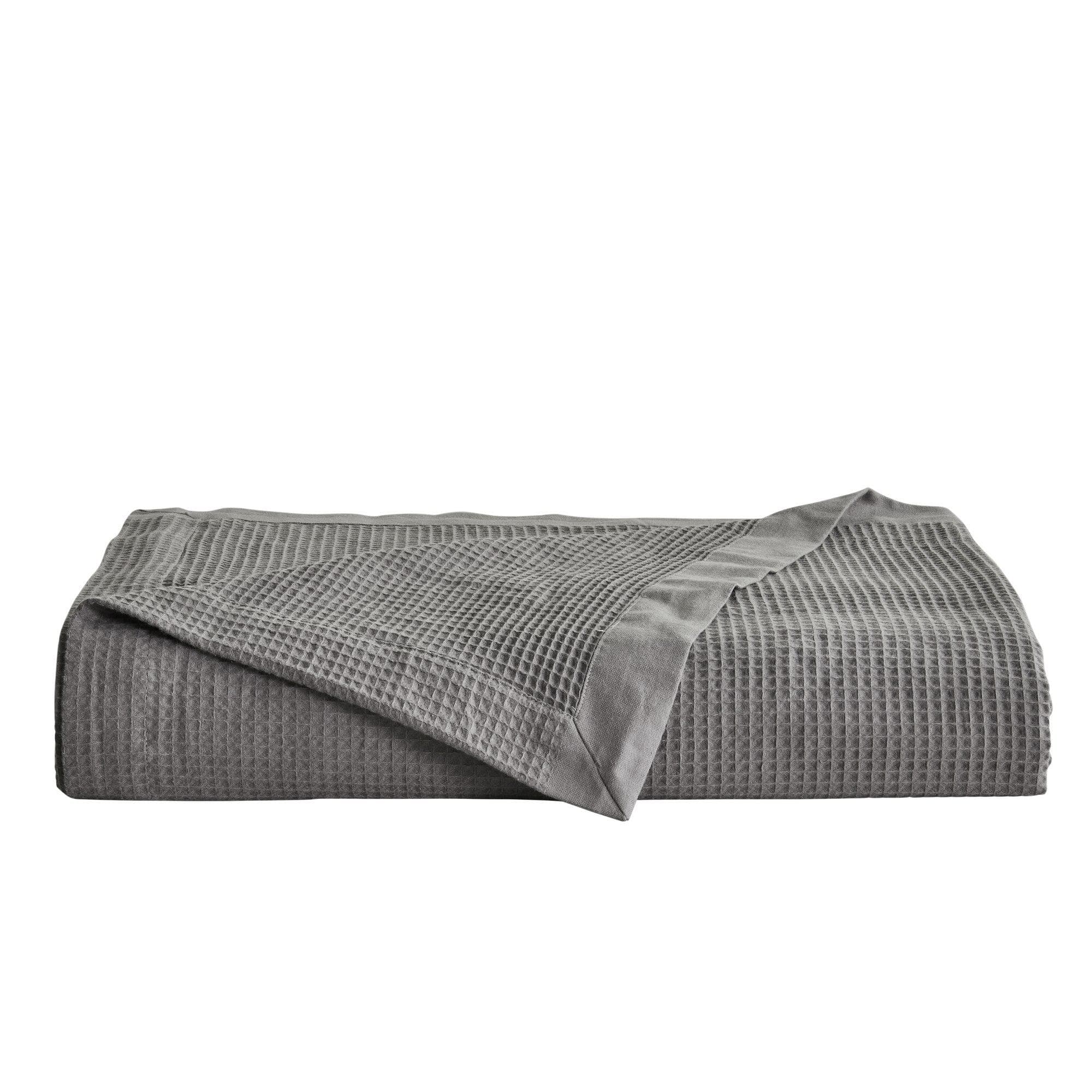 100% Cotton Small Waffle Weave Blanket - Hazel Collection