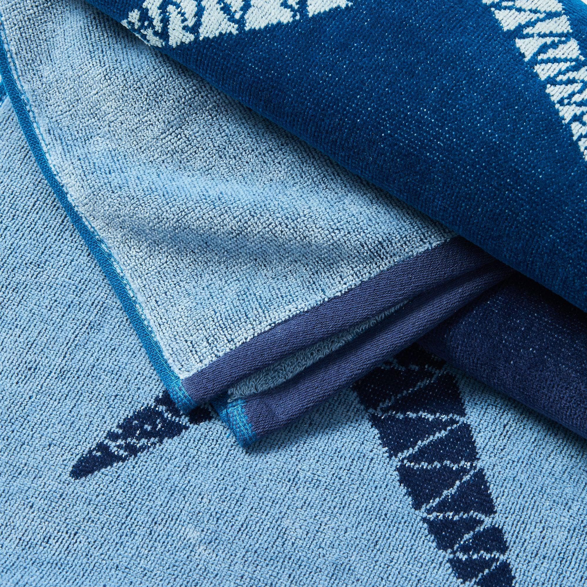 2 Pack 100% Cotton Jacquard Beach Towels - Playa Collection