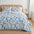 Coastal Navy Coral Quilt Set - Saelia Collection
