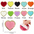 Self Adhesive Chenille Heart Patches