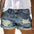 Korean Style High Waist Jean Shorts