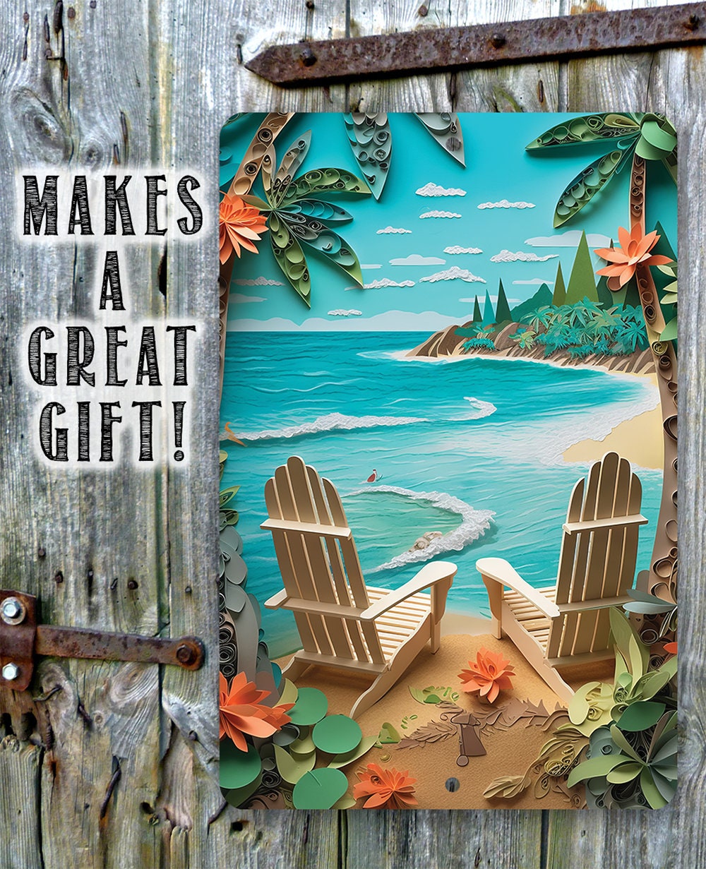 Beach Dreams - Metal Sign