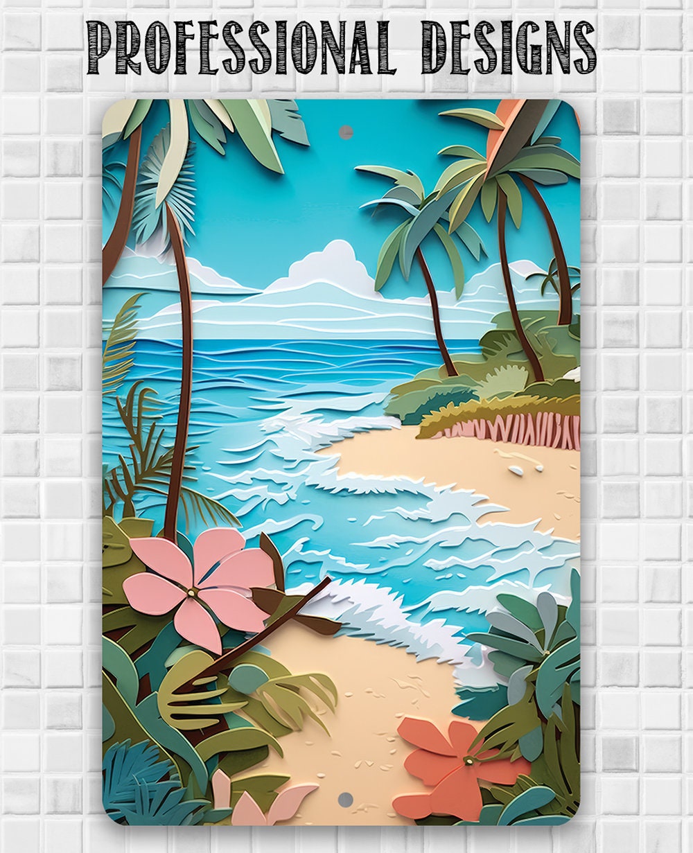 Beach Dreams - Metal Sign