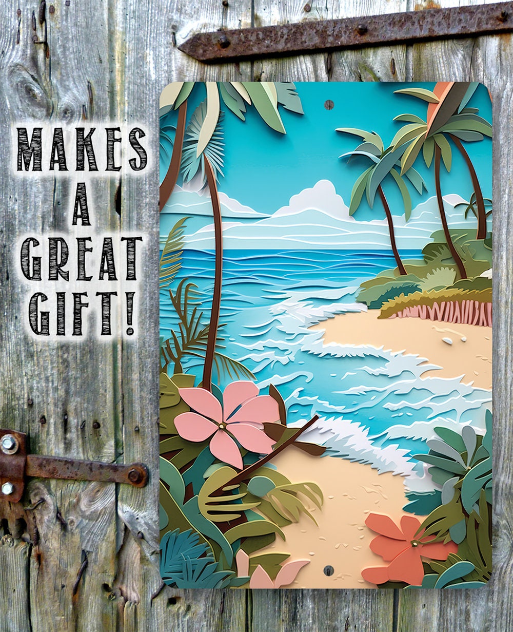 Beach Dreams - Metal Sign