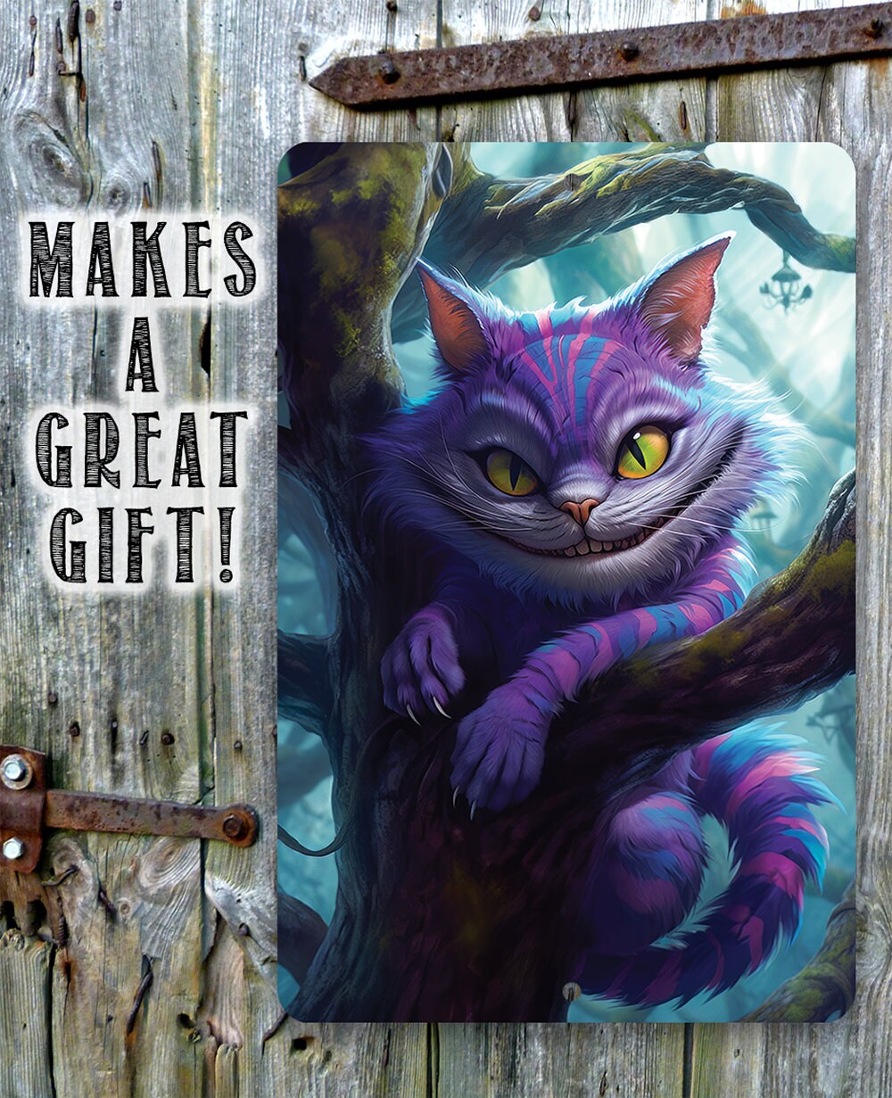 Cheshire Cat - Metal Sign