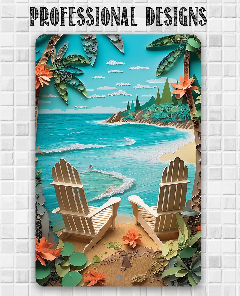 Beach Dreams - Metal Sign