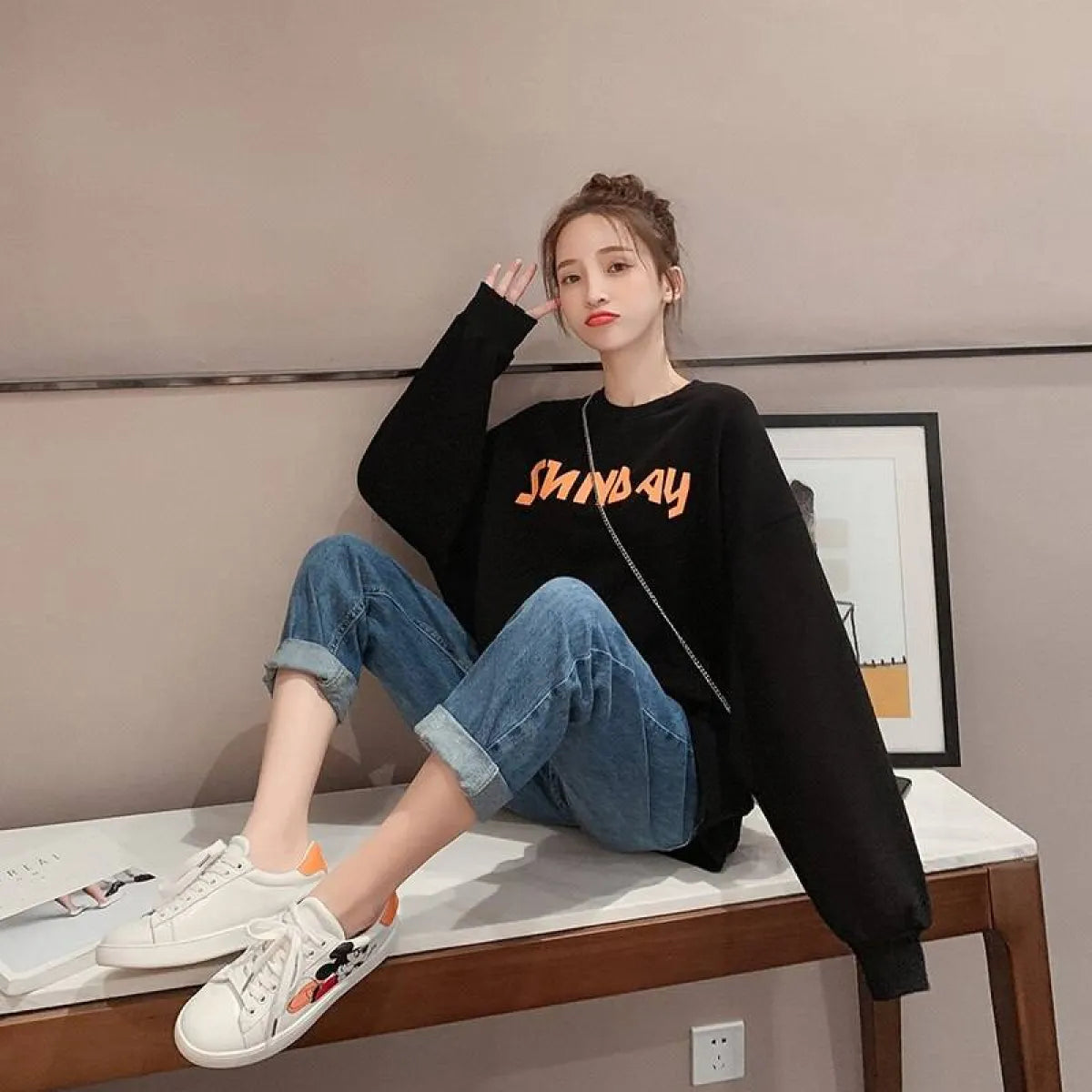 K-Pop Oversized Sweatshirt