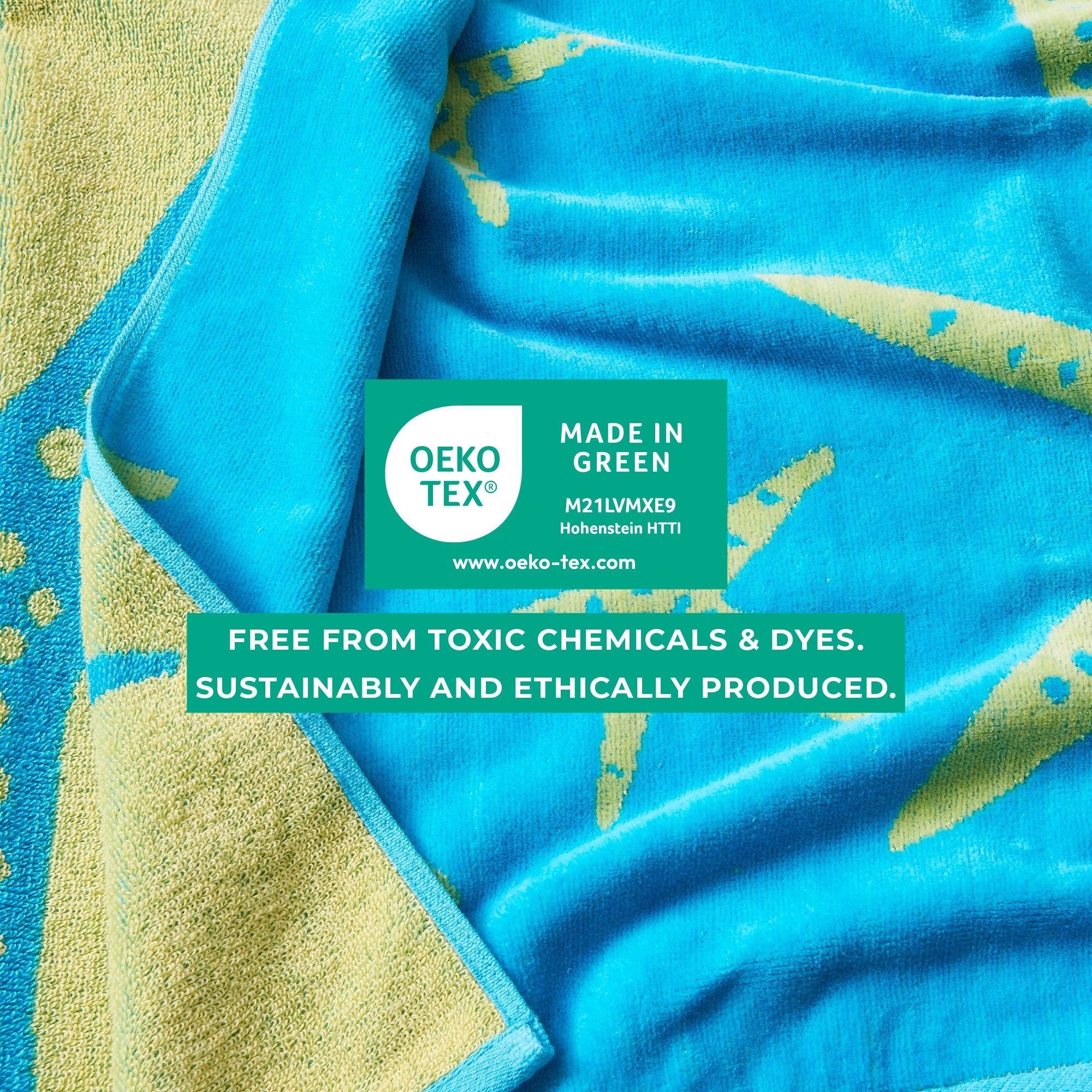 Cotton Velour Beach Towel - Maui Collection