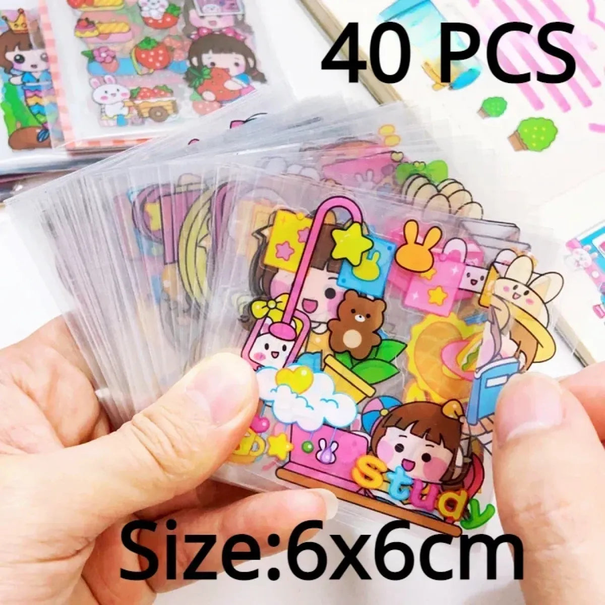 Korean Kawaii Sticker Pack - Laser-Cut for Albums & DIY