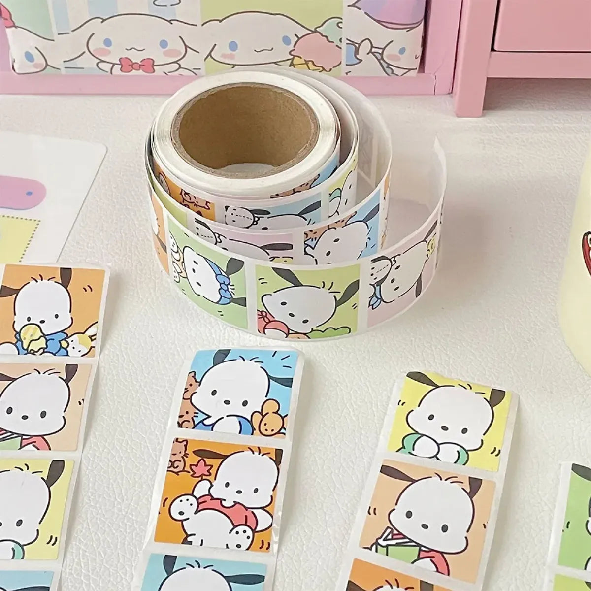 500PCS Cute Kuromi, Pochacco, My Melody Cartoon Stickers
