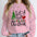 "Just A Girl Who Loves Christmas" Round Neck Sweatshirt