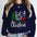 "Just A Girl Who Loves Christmas" Round Neck Sweatshirt