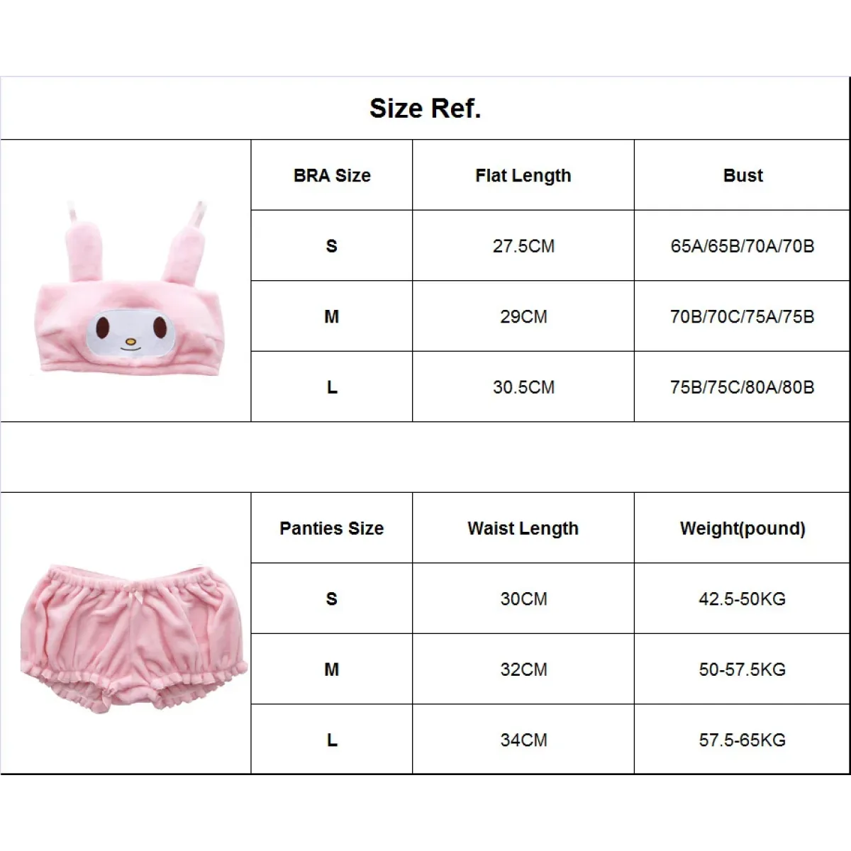 My Melody Cinnamoroll Pajama Two Piece Set