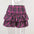 Japanese College Style Pink Plaid Skirt - High Waist Slim Goth