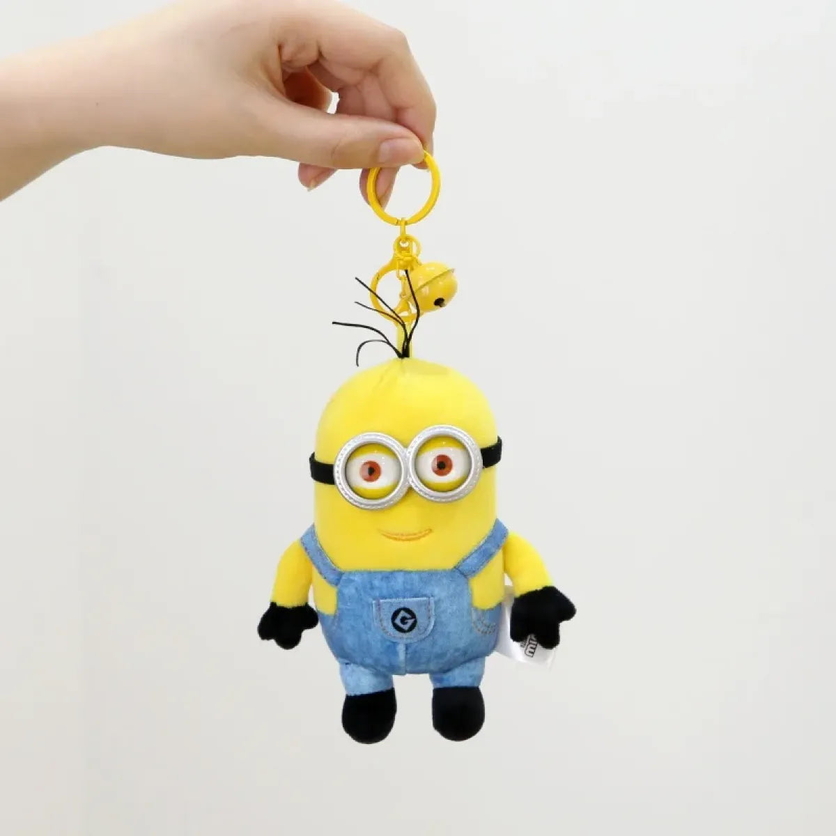 Kawaii Minions Plush Keychain – Small Stuffed Toys for Birthday Gift
