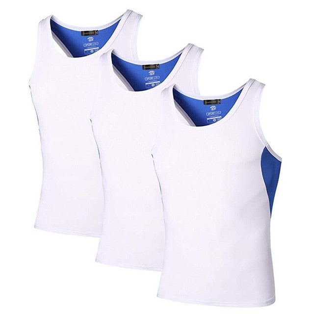Jeansian 3 Pack Compression Sport Tank Tops