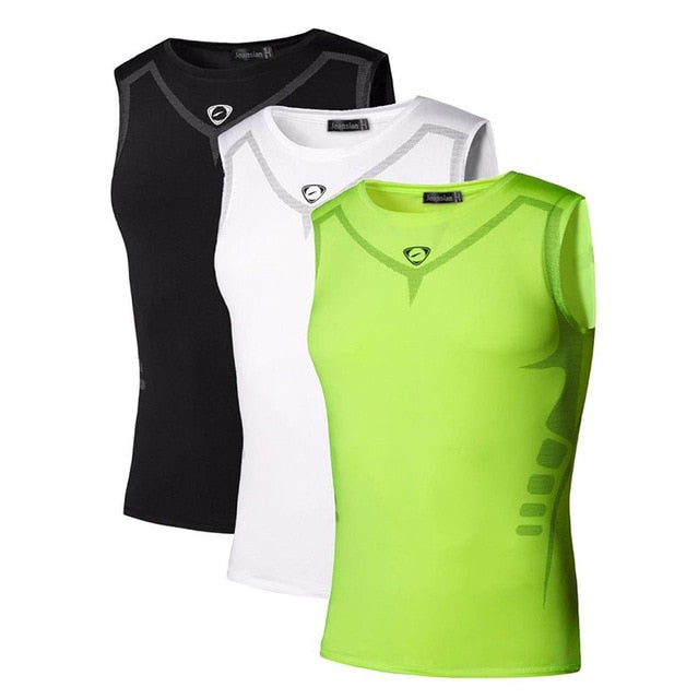 Jeansian 3 Pack Compression Sport Tank Tops