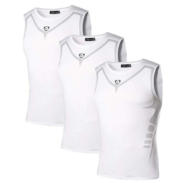 Jeansian 3 Pack Compression Sport Tank Tops