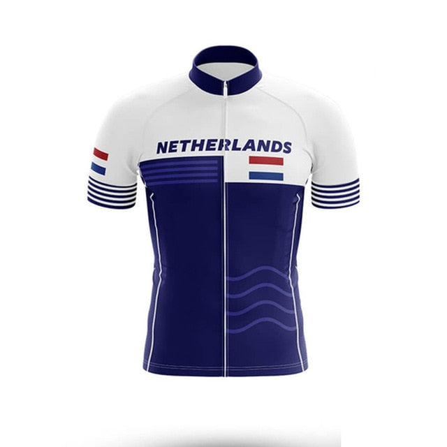 Netherlands Men's Cycling Jersey Bib Short Kit