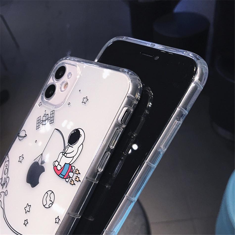 Creative Astronaut Shockproof iPhone Case