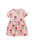 Spring And Summer Baby Girls Pink Short Sleeves Flowers Collection Dress
