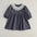 Lace Collar Grid Pattern Long Sleeve Bodysuit OR Dress For Toddler
