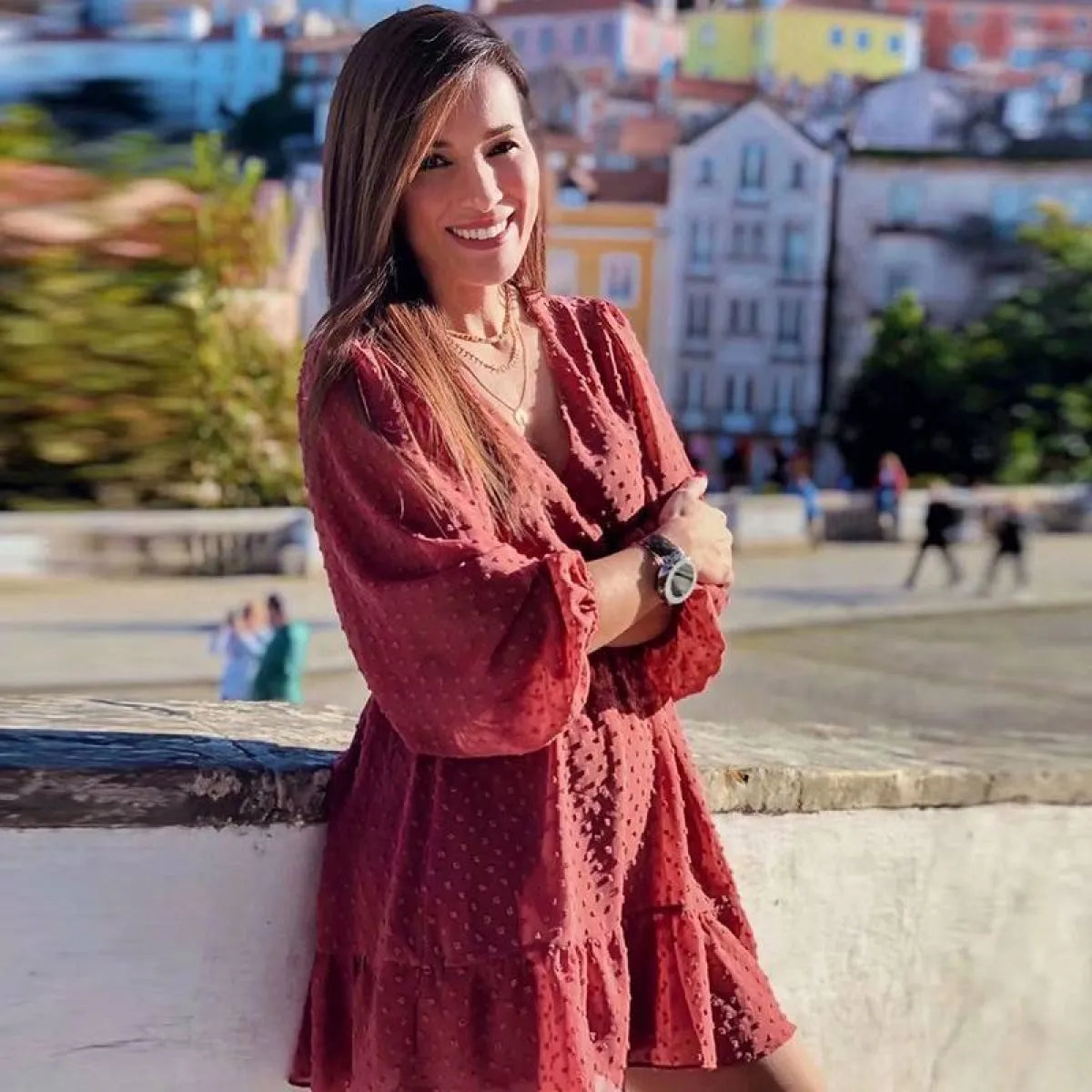 Korean Ruffle Mini Dress