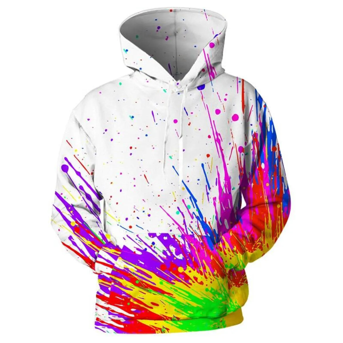 3D Spray Paint Printed Hoodie