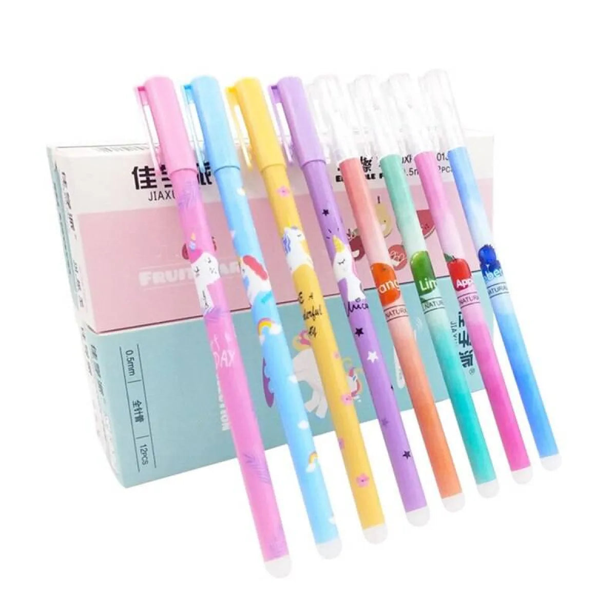 4Pcs Unicorn Erasable Gel Pen