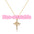 Rotatable Cross Crown Necklace